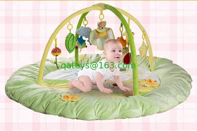 Promotional Light Green Large Baby Play Gyms For Baby Sleeping