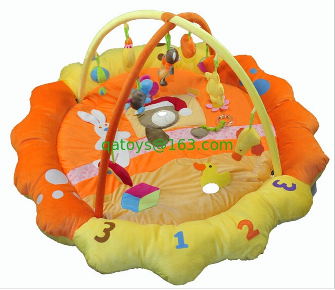 Sunflower Kids Play Gyms Baby Activity Play Gym in Orange , Green , Rose