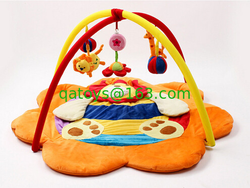 Orange Lion Baby Play Gyms / Baby Musical Play Gym Professional