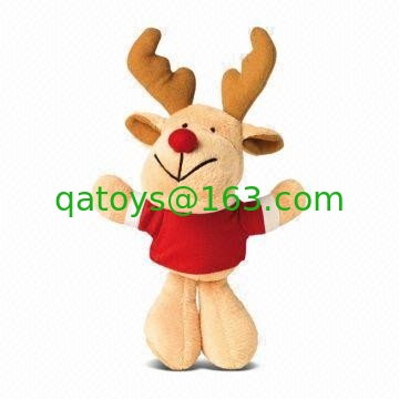 Lovely Reindeer Moose Stuffed Animal Christmas Plush Toys 15cm Size