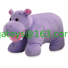 10 inch Purple Hippo Stuffed Animal Small Plush Toys for Children