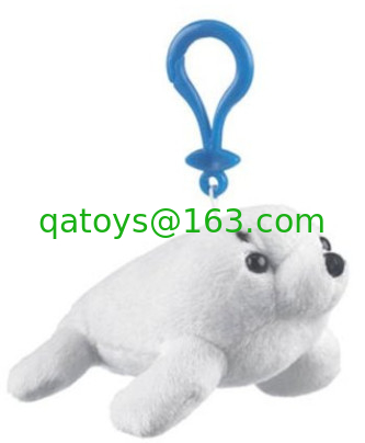 Harp Seal Stuffed Animal Plush Toy Keychain for Backpack / School Bag