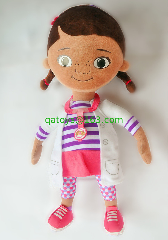 Personalized Disney Plush Toys Doc McStuffins Cartoon Stuffed for Girls