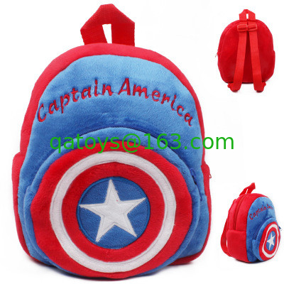 Captain America Childrens School Backpacks For Boys , Cool Kids School Bags