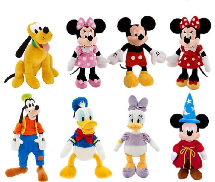 Original Disney Classic Mickey Family Plush Toys 22cm